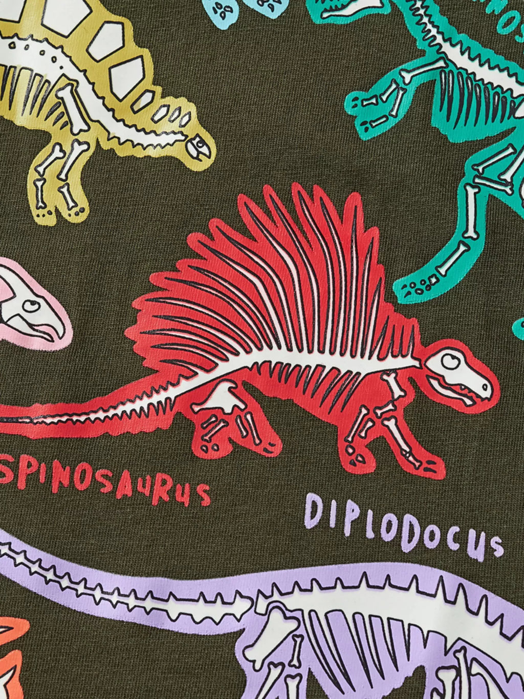 Kids Dinosaur Skeleton T-Shirt | Fun Graphic Tee for Boys & Girls