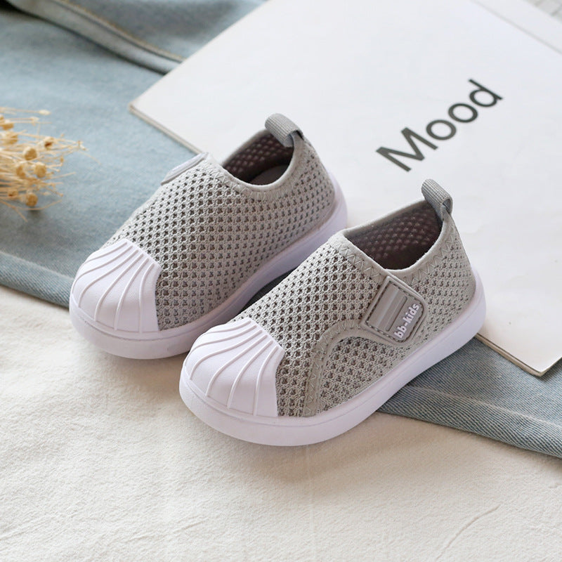 Kids Non-Slip Sneakers - Lightweight Breathable Toddler Shoes for Boys & Girls