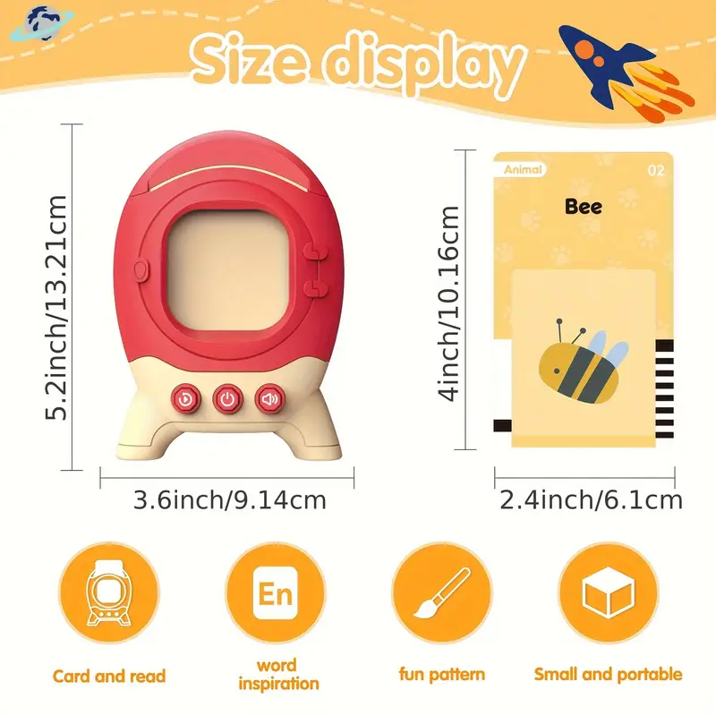 Talking Flash Cards for Toddlers – 224 Sight Words Learning Toy for Kids Ages 1–6