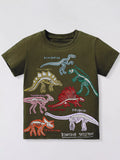 Kids Dinosaur Skeleton T-Shirt | Fun Graphic Tee for Boys & Girls