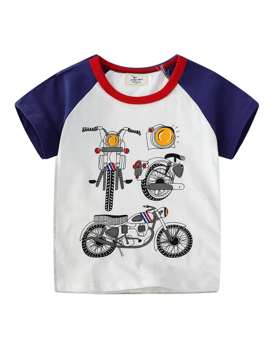 Kids Raglan Baseball Tee | Soft 100% Cotton | Sizes 2T–7T