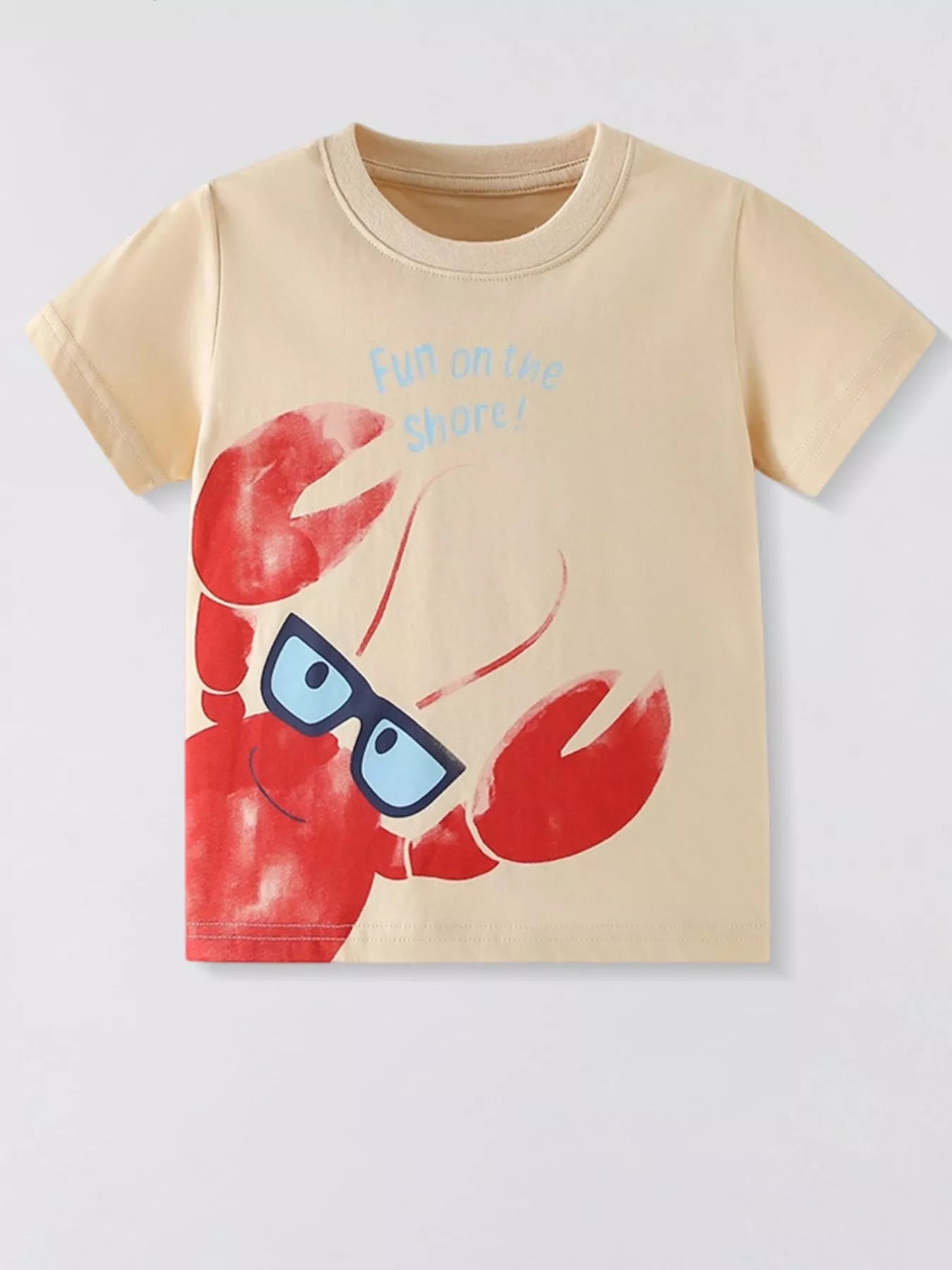 Kids Lobster Graphic T-Shirt | Cute Ocean Tee for Boys & Girls
