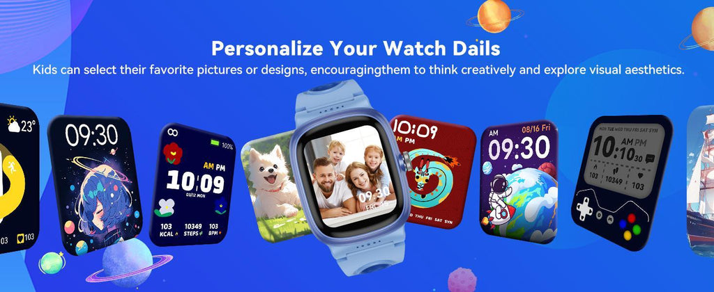 Kids Smart Watch with Fitness Tracker – Waterproof Activity Watch for Boys & Girls Ages 5–15
