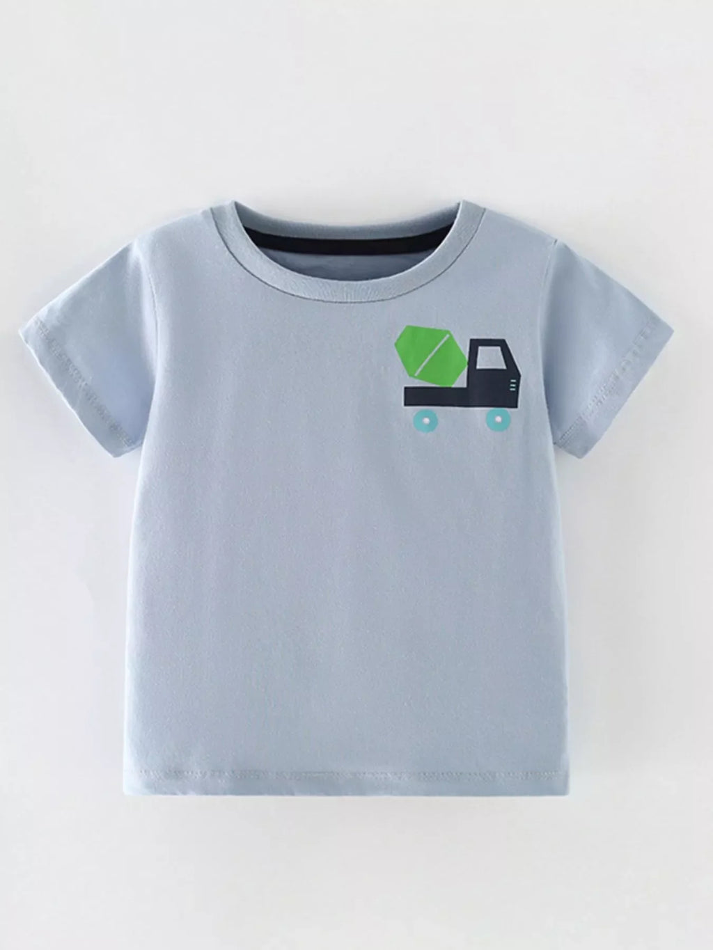 Kids Cartoon Truck T-Shirt | Soft Cotton Short Sleeve Tee for Boys & Girls