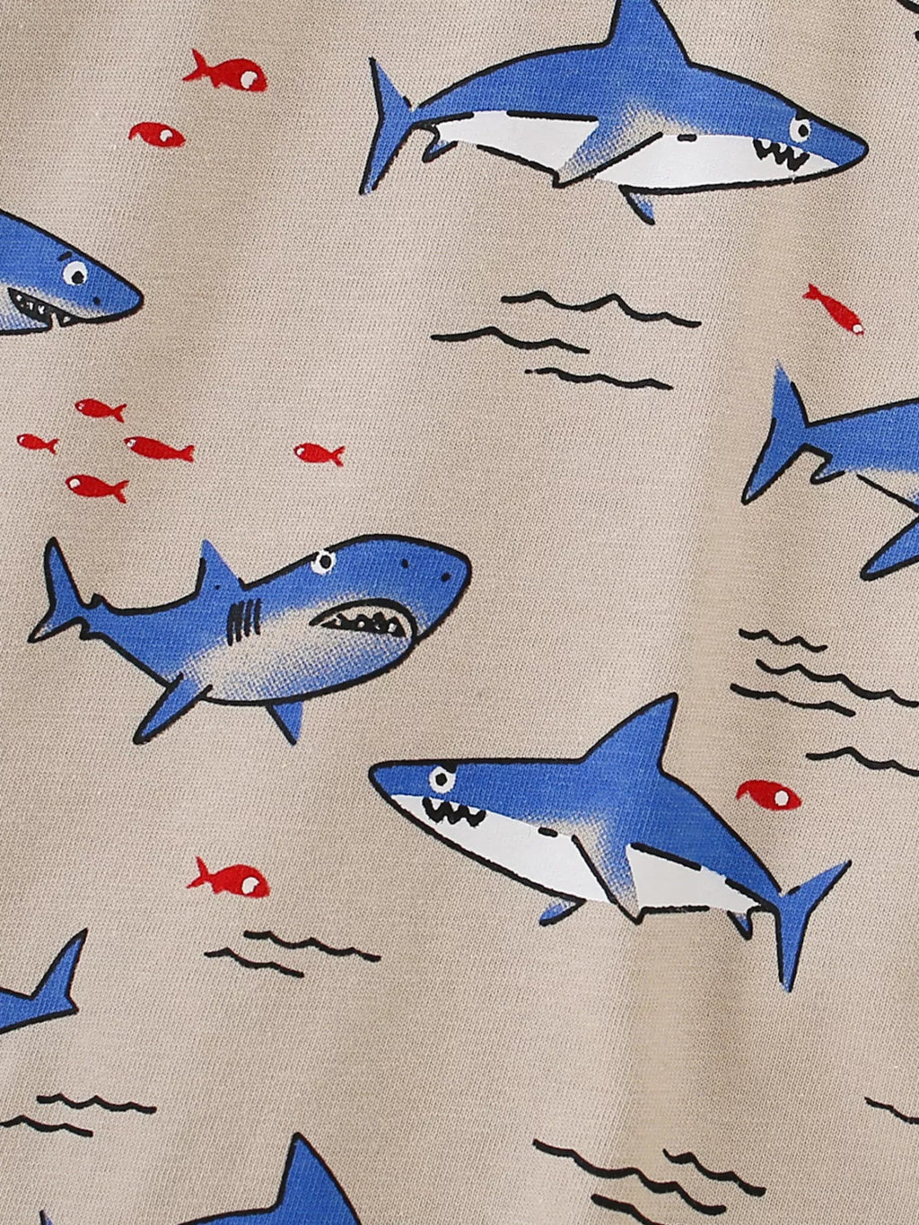 Kids Shark Print T-Shirt | Fun Crew Neck Short Sleeve Tee for Boys & Girls