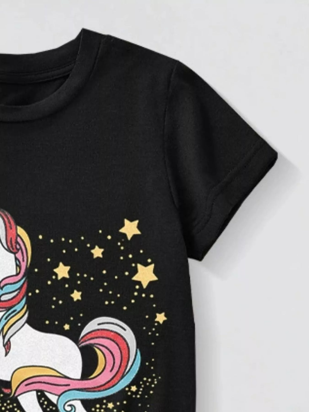 Kids Unicorn T-Shirt – Rainbow Graphic Tee for Girls