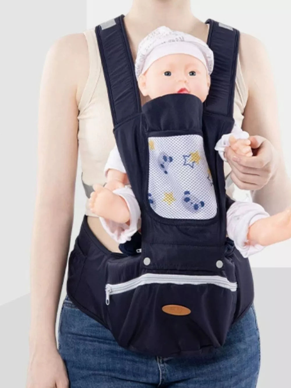 Ergonomic Baby Waist Seat – Lightweight Hip Carrier for Infants