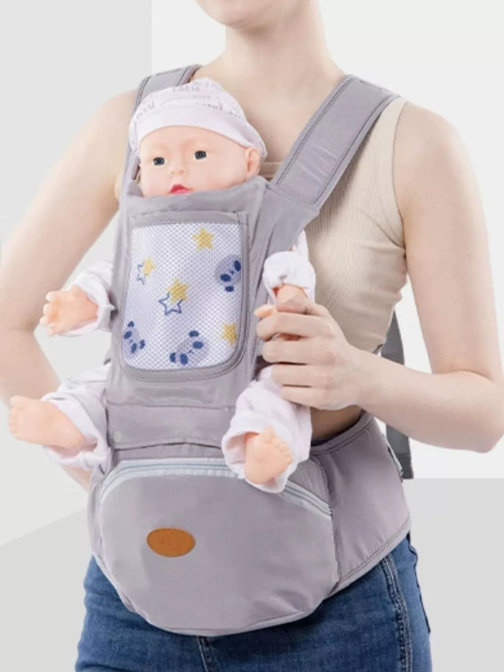 Ergonomic Baby Waist Seat – Lightweight Hip Carrier for Infants