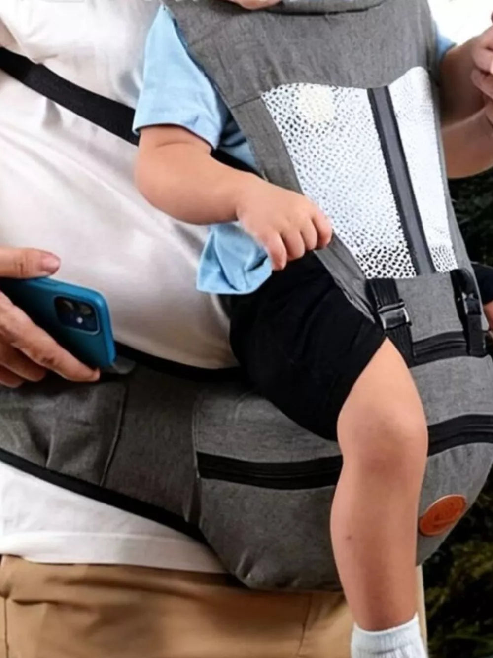 Ergonomic Baby Waist Seat – Hands-Free Hip Carrier