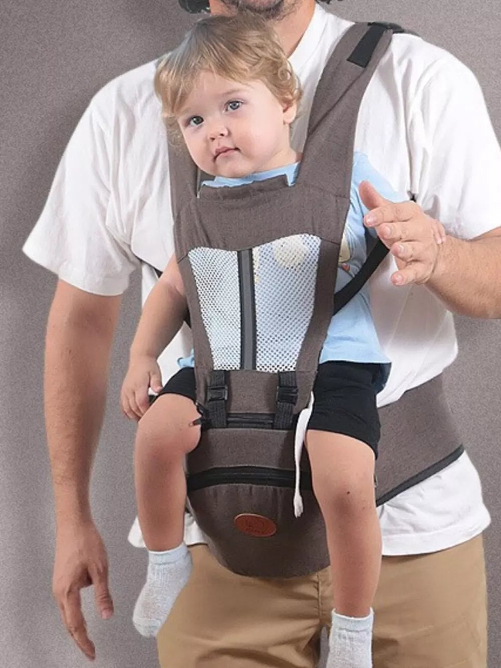 Ergonomic Baby Waist Seat – Hands-Free Hip Carrier