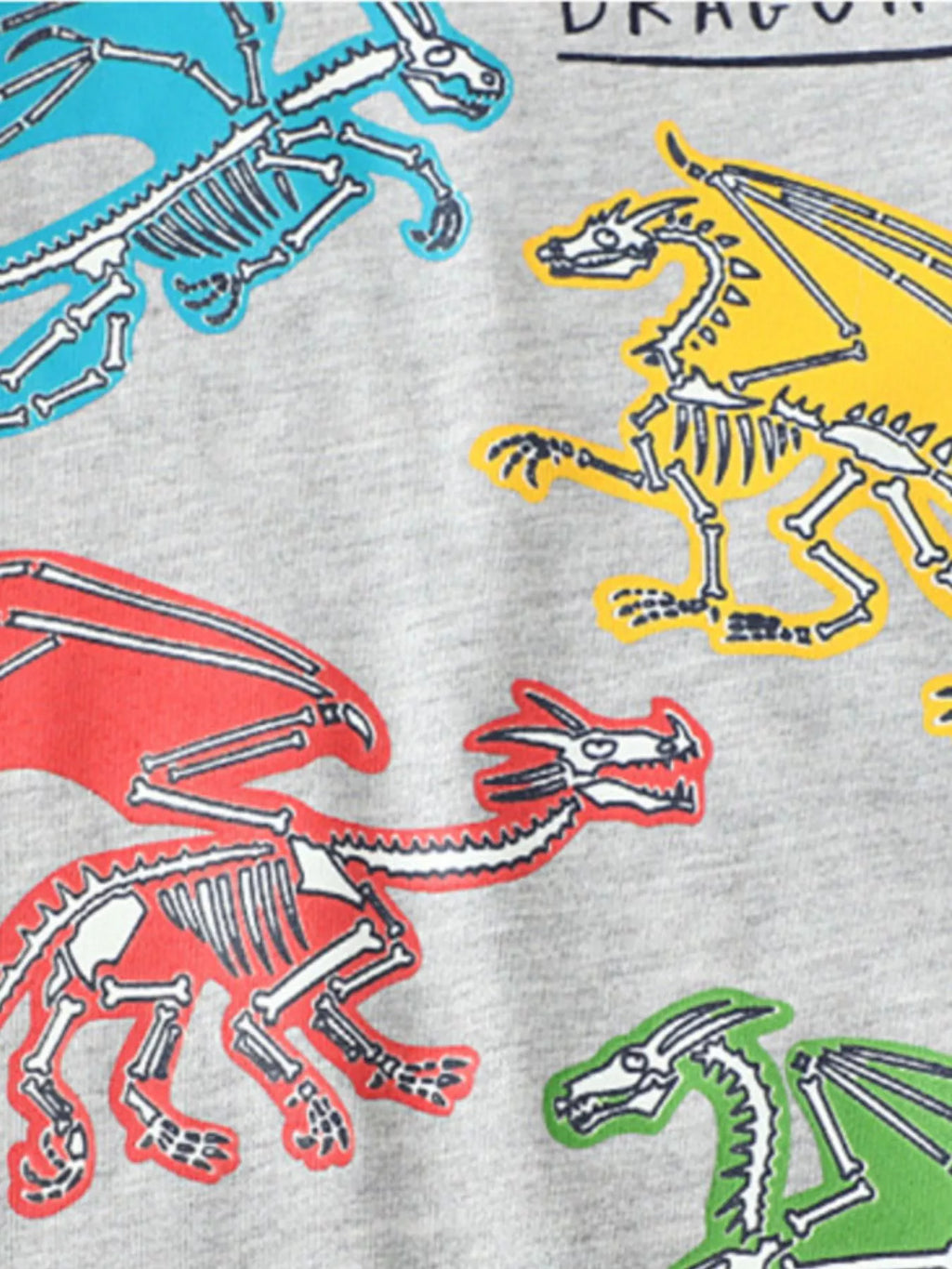 Kids Dinosaur T-Shirt – Soft Cotton Crew Neck Tee for Boys & Girls
