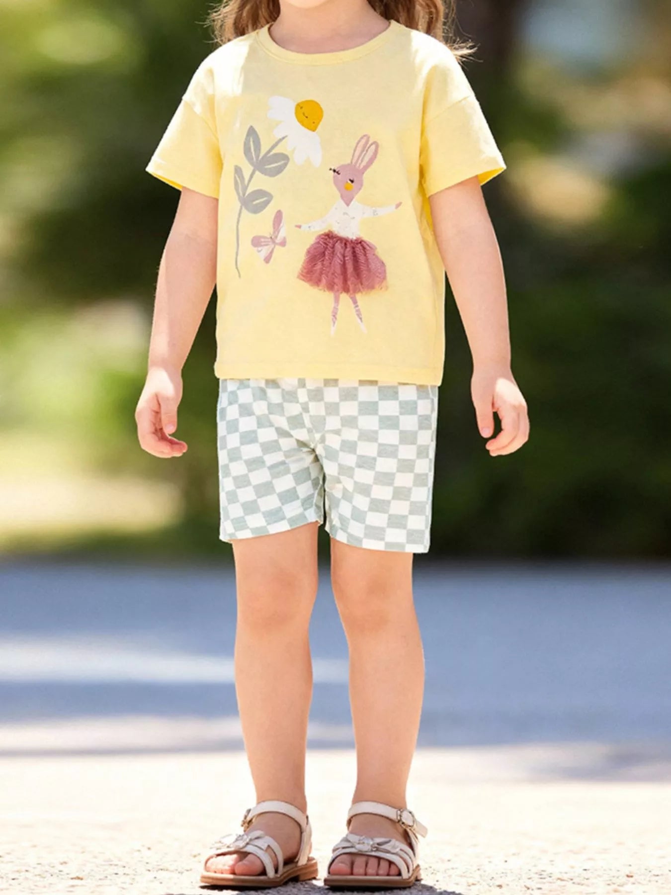 Kids Graphic Tee & Shorts Set – Soft Cotton Matching Outfit for Boys & Girls
