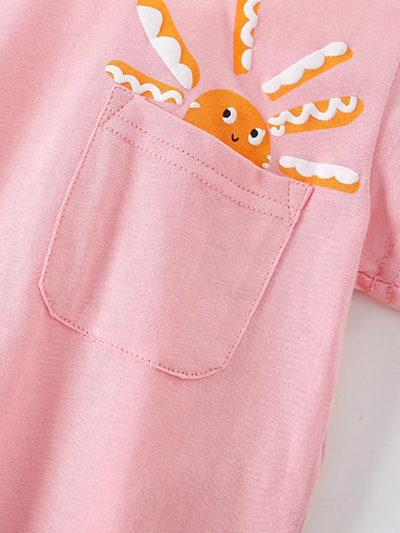Kids Sun Print 2-Piece Outfit Set | Cotton T-Shirt & Shorts for Boys | Sizes 5Y–7Y